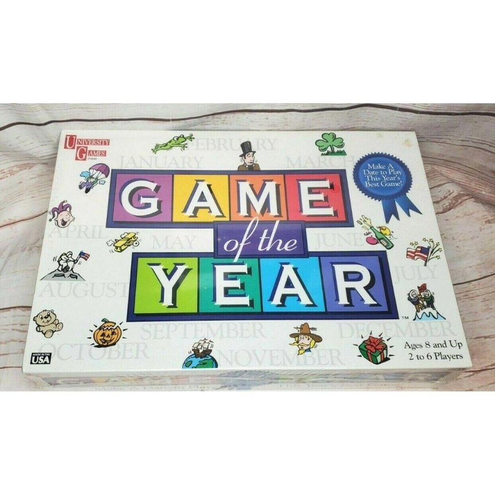 University Games 1997 Game of the Year Fun Family Board Game - NEW/ SEALED